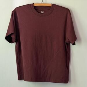 Gap supima cotton burgundy tee